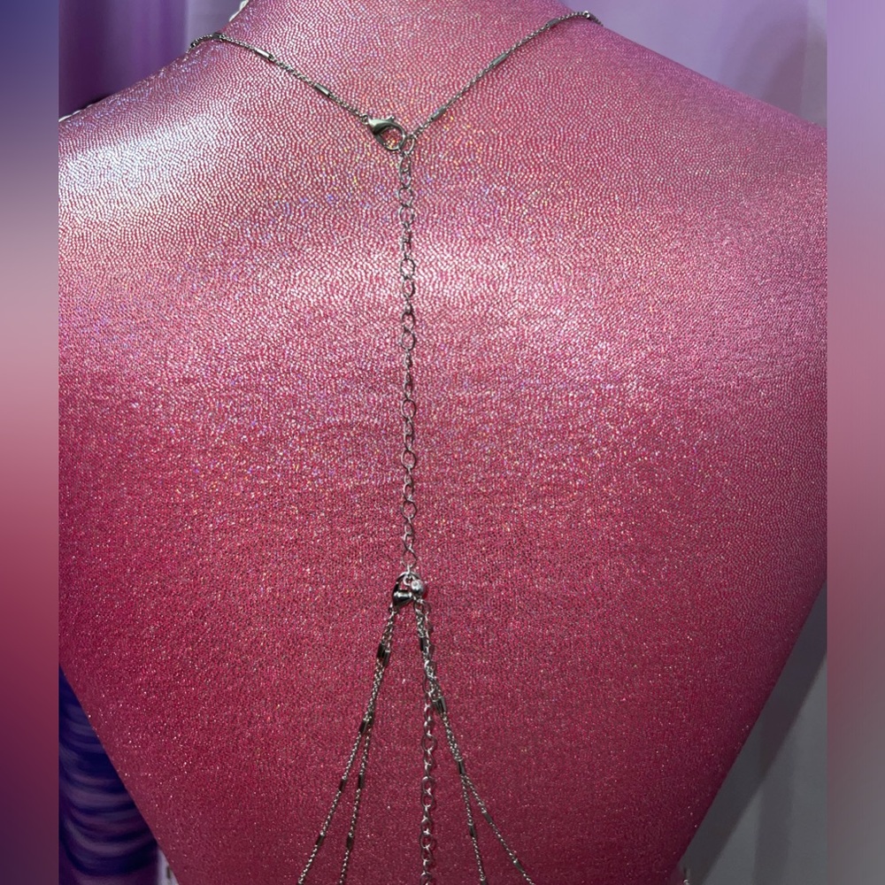 silver y2k body/waist chain - Picture 5 of 5